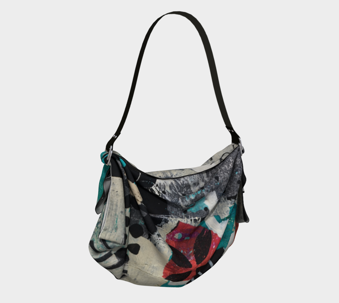 Dear Diary - Abstract Art Origami Tote Bag