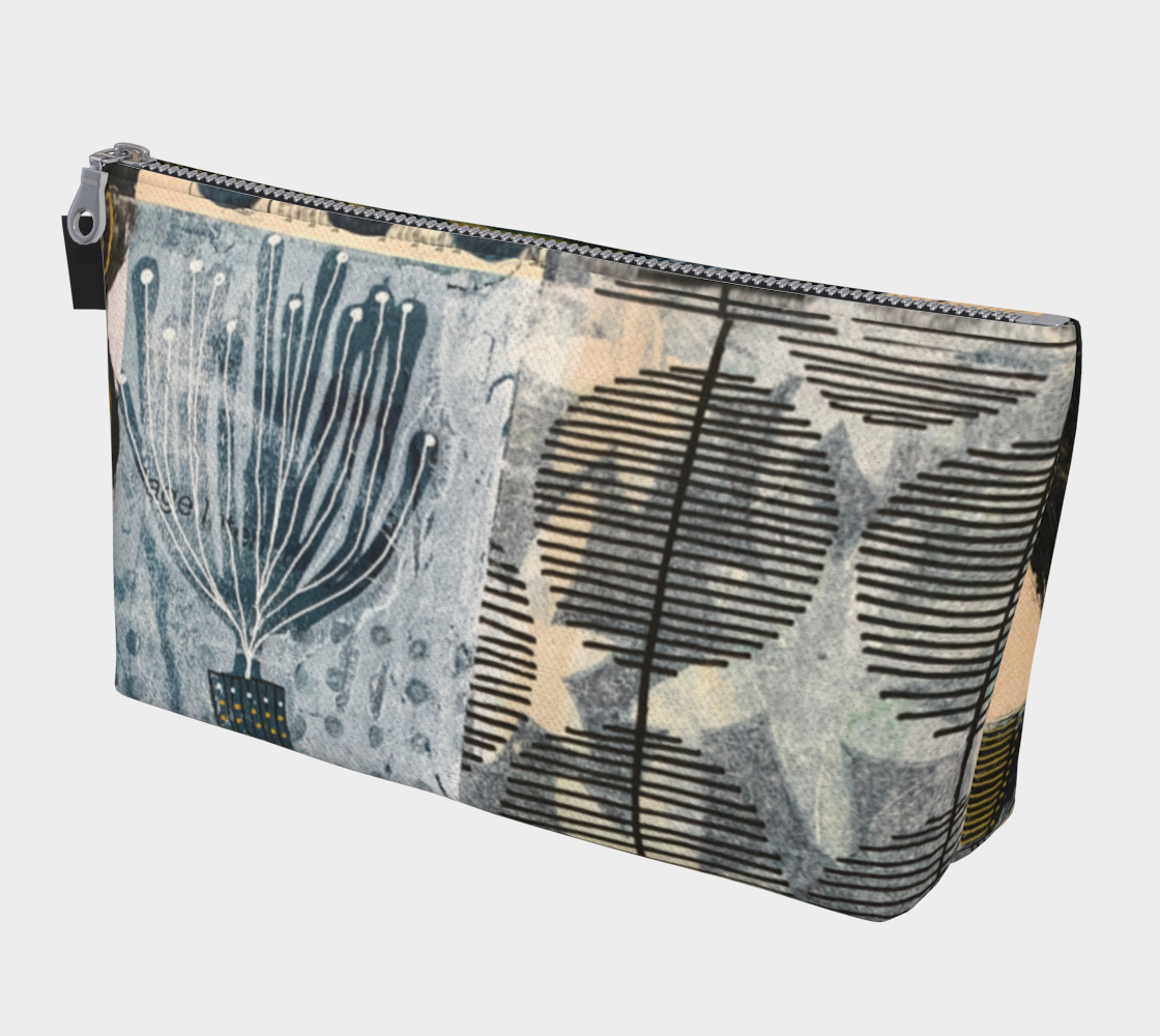 Finally Art Collage - Lined Makeup Bag