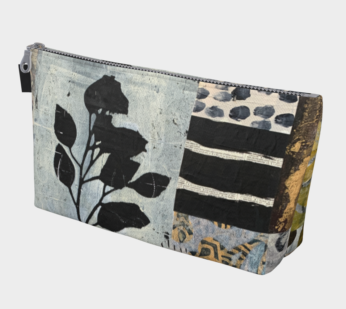 Overcast Art Collage - Lined Makeup Bag