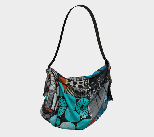 Rainy Monday - Abstract Art Collage Origami Tote Bag
