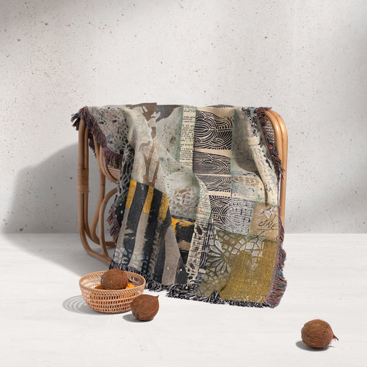 Autumn Field Home Decor Woven Blanket