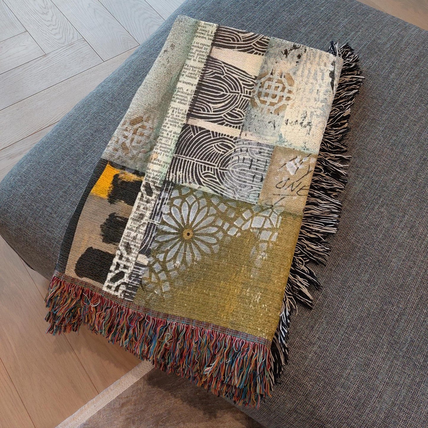 Autumn Field Home Decor Woven Blanket