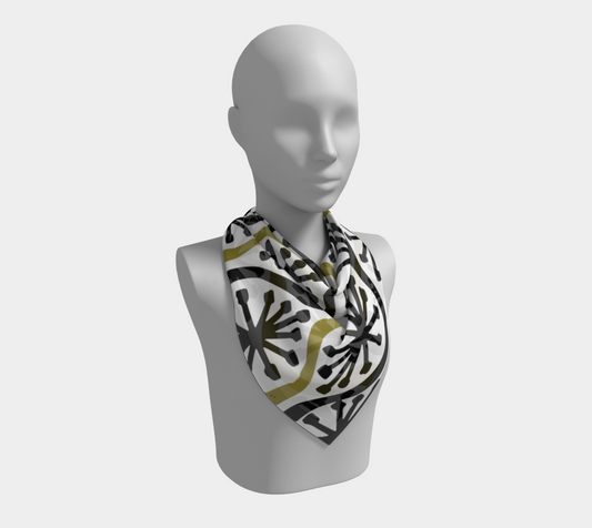 Ogee Stars Square Scarf