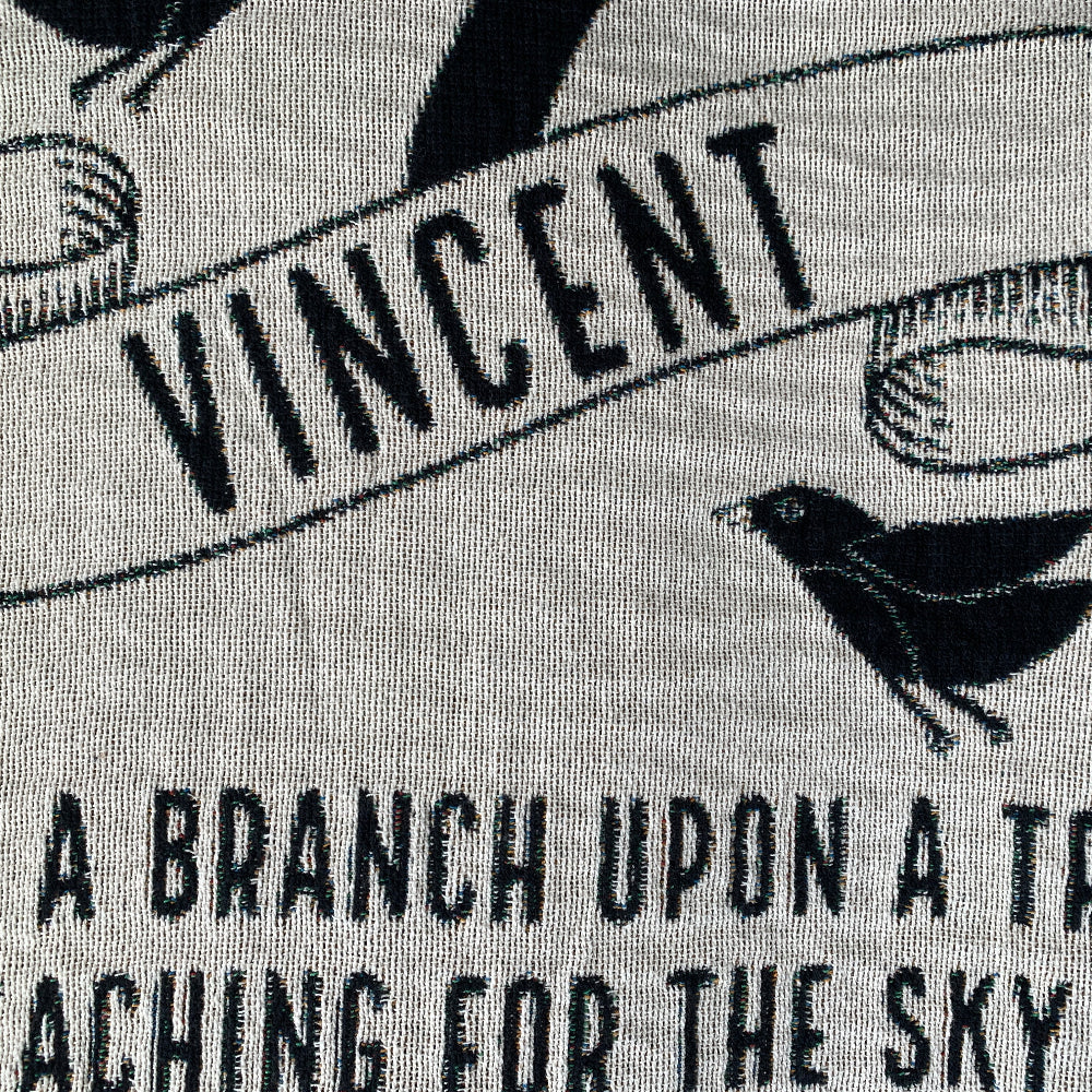 Family Tree Birds Personalized Family Woven Blanket