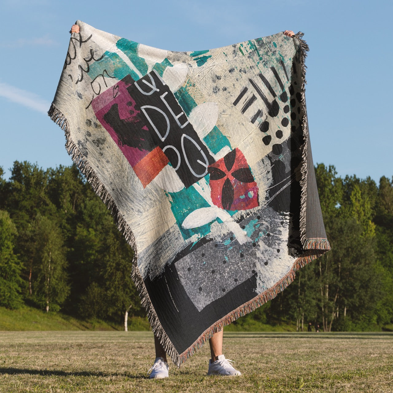 Dear Diary Home Decor Woven Blanket