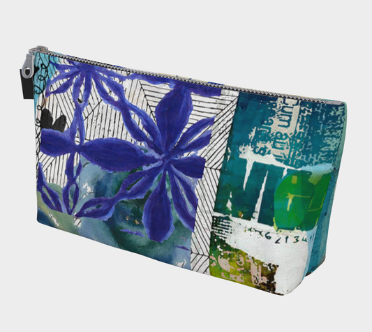 Sand Sea Abstract Art - Lined Makeup Bag