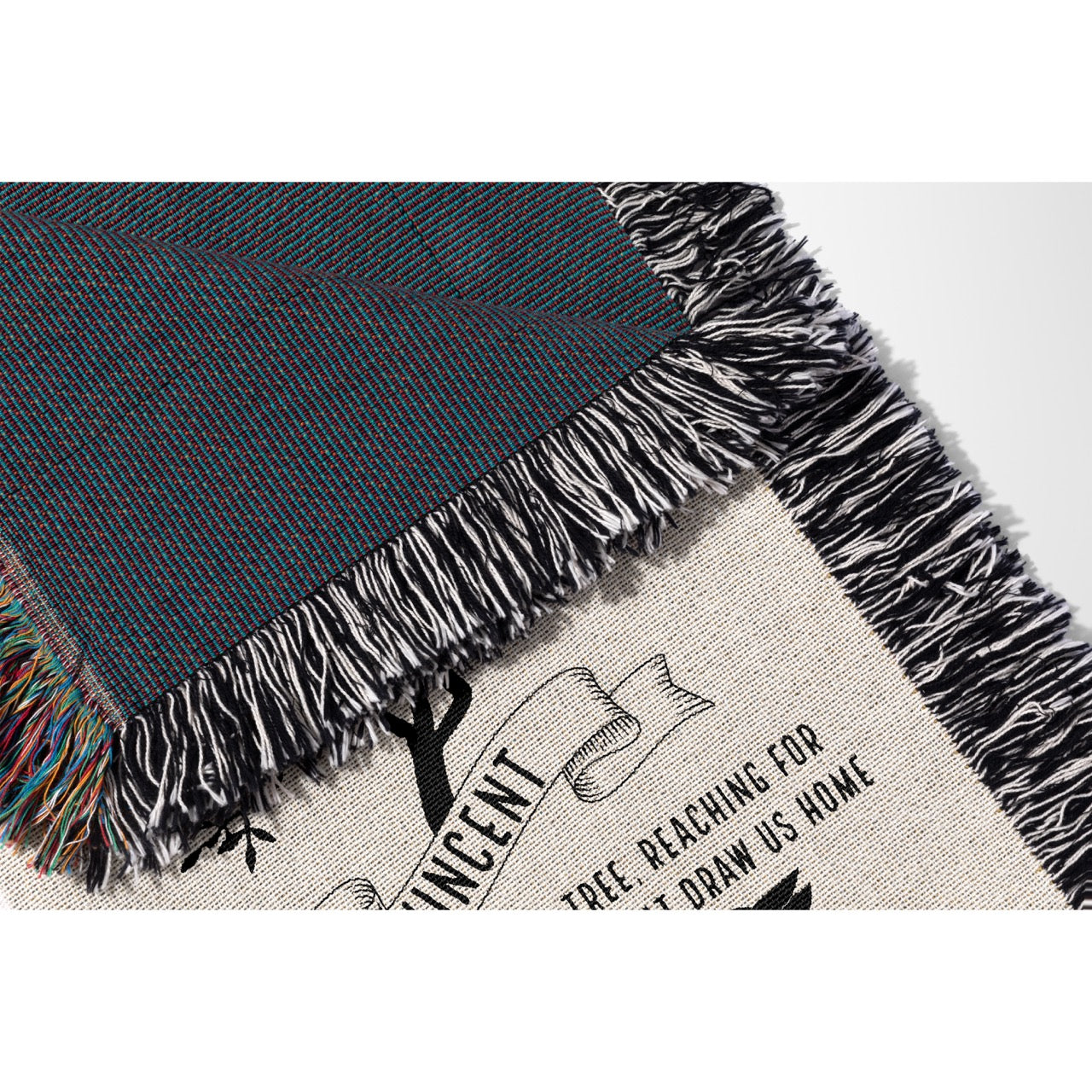 Family Tree Birds Personalized Family Woven Blanket