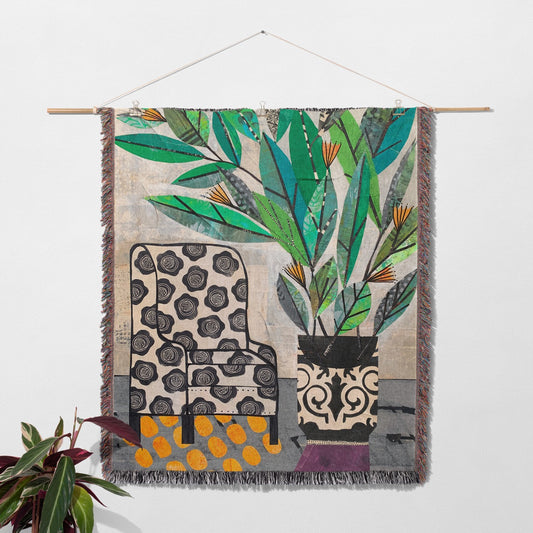 Favorite Chair Home Decor Woven Blanket