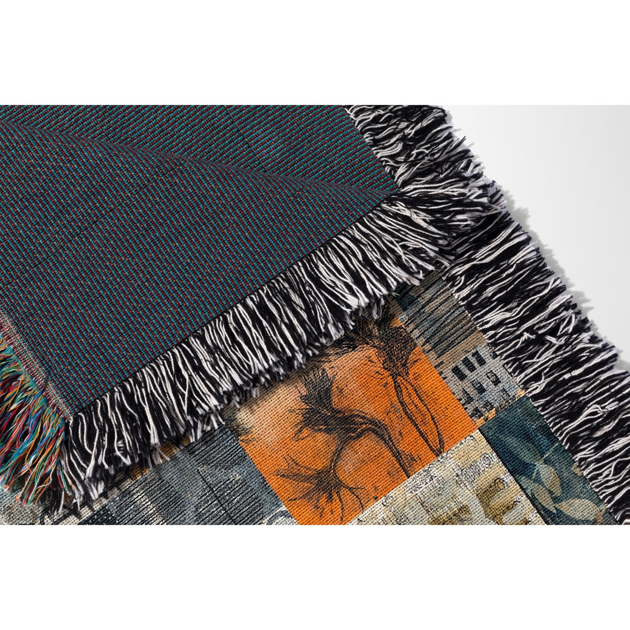 Forest Floor Home Decor Woven Blanket