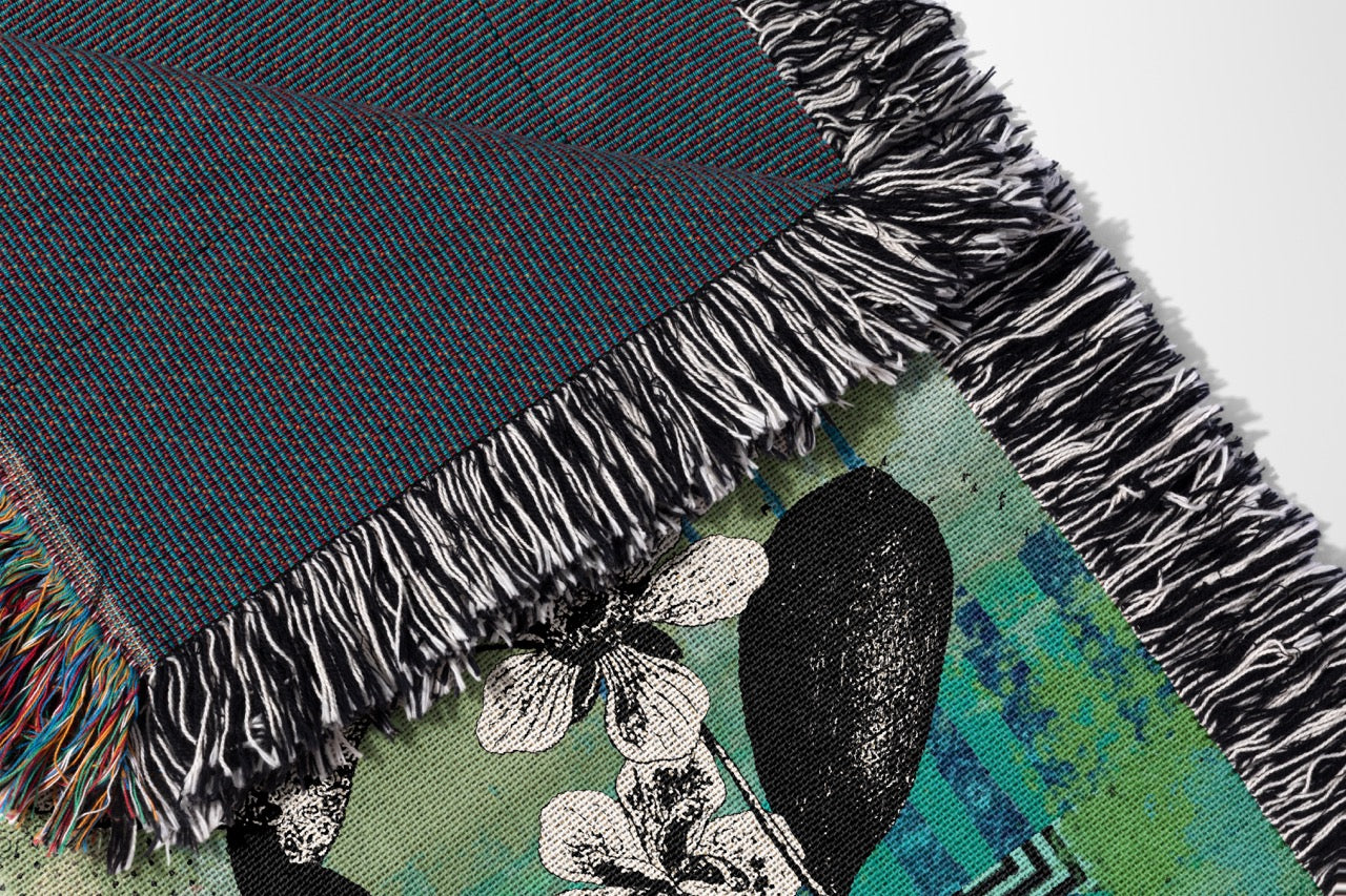 Hummingbird Personalized Memorial Woven Blanket