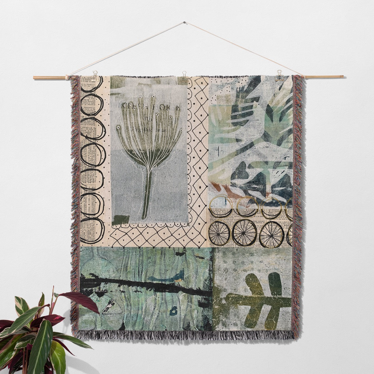 Just Picked Home Decor Woven Blanket