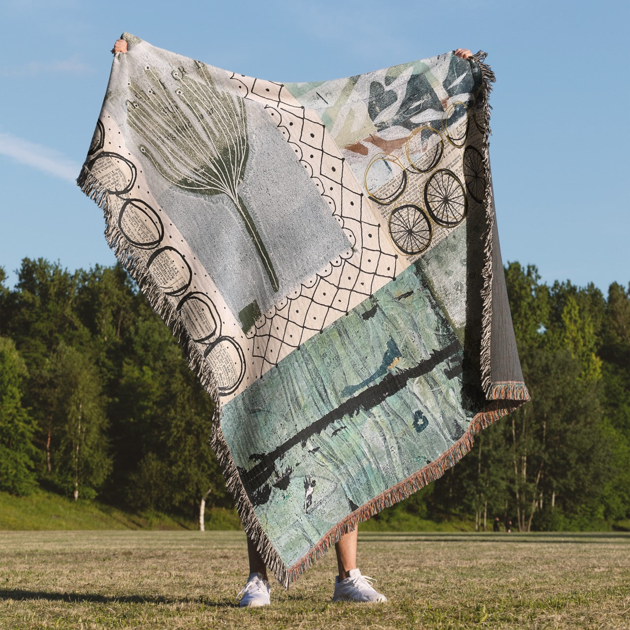 Just Picked Home Decor Woven Blanket