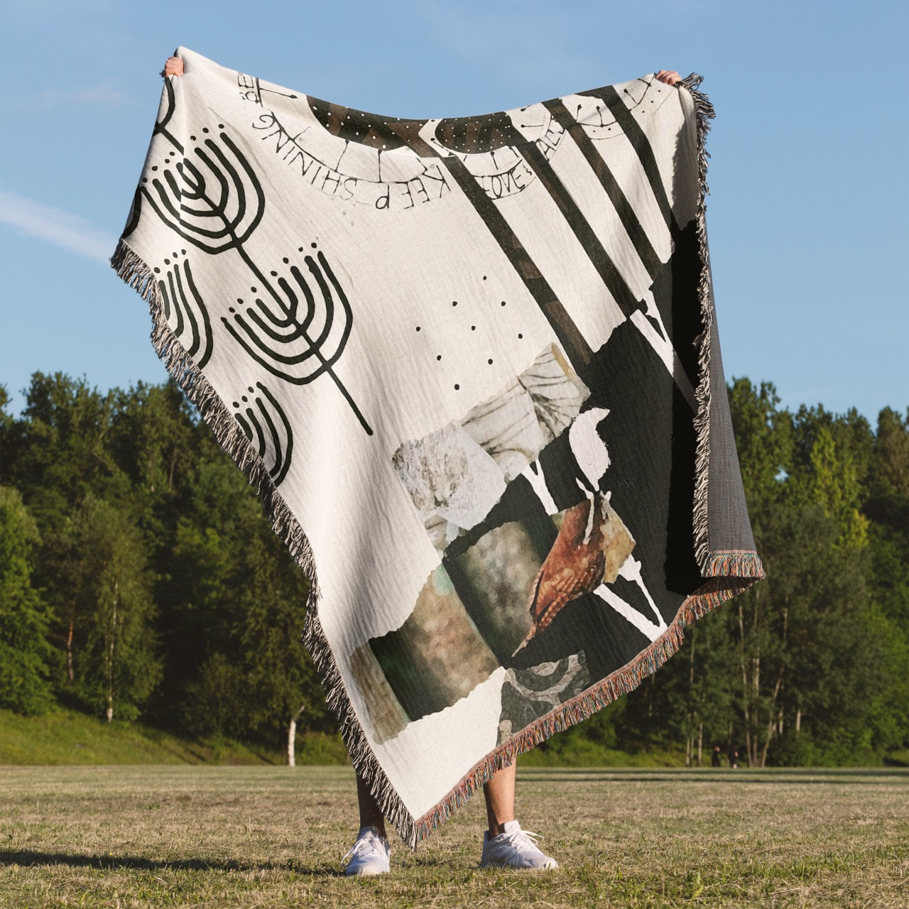 Keep Shining Home Decor Woven Blanket