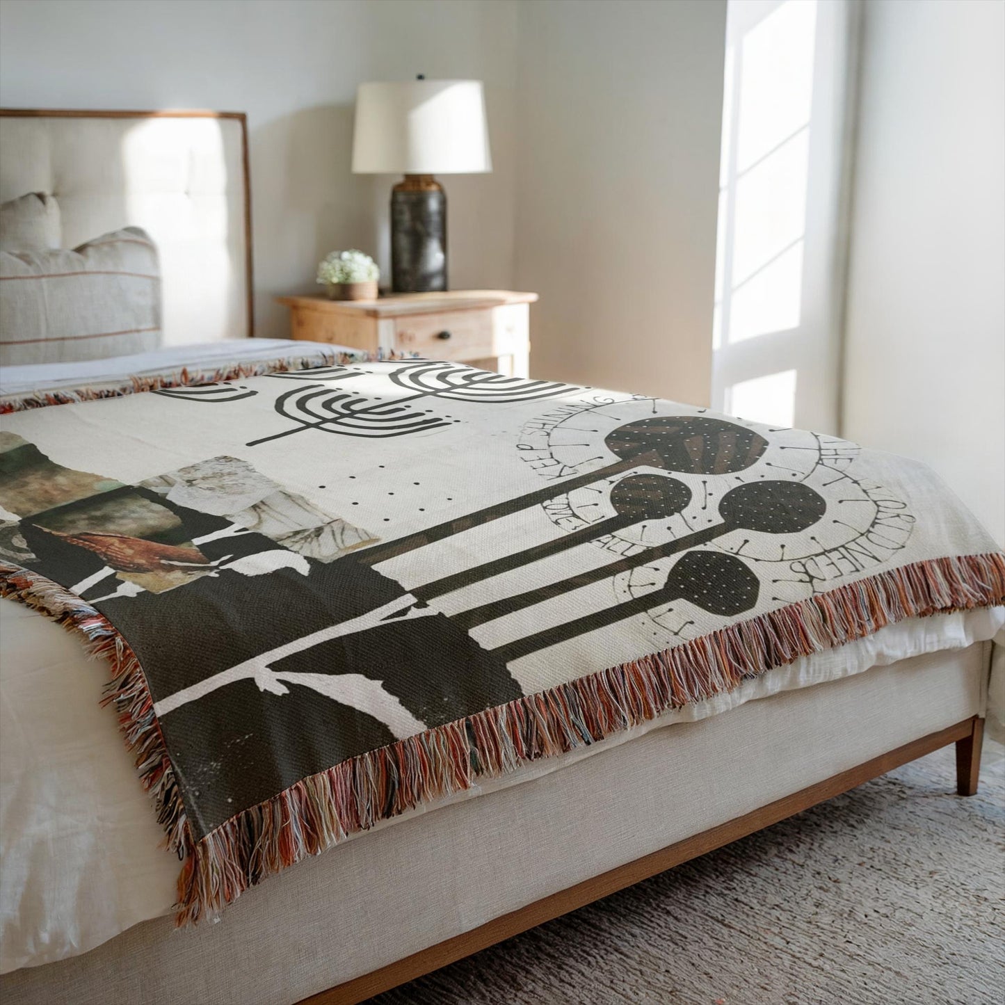 Keep Shining Home Decor Woven Blanket