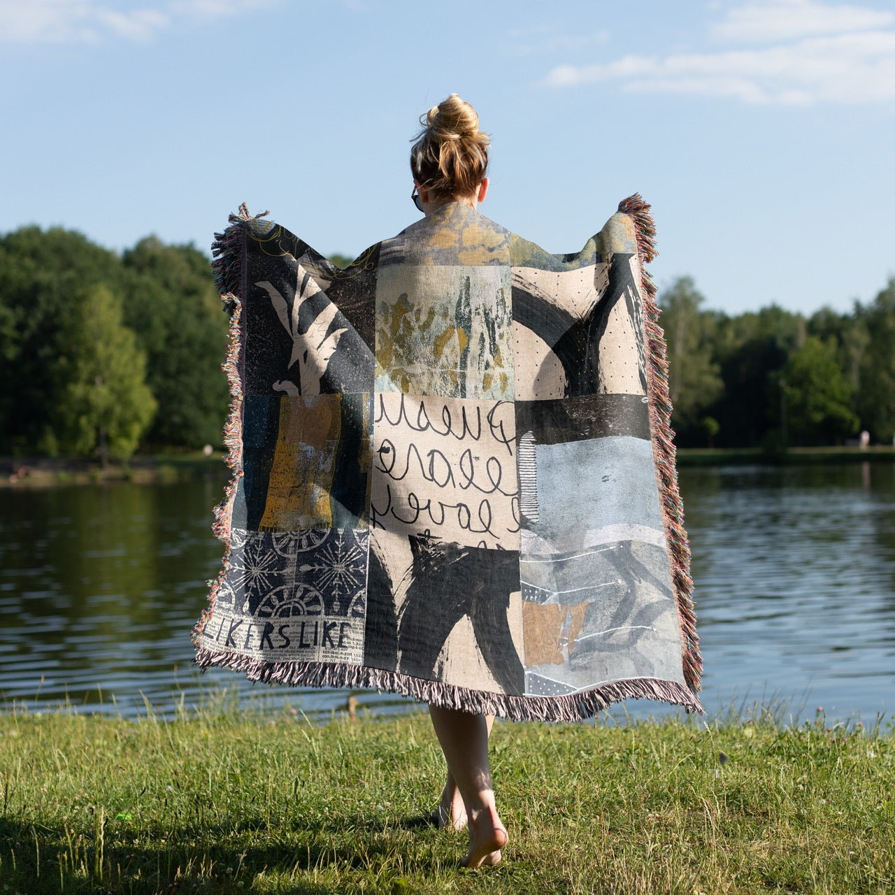 Likers Like Home Decor Woven Blanket