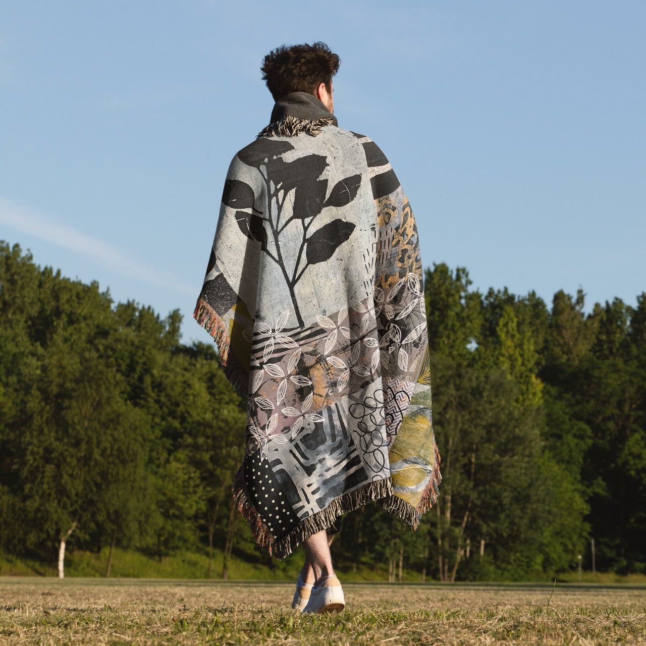 Overcast Home Decor Woven Blanket