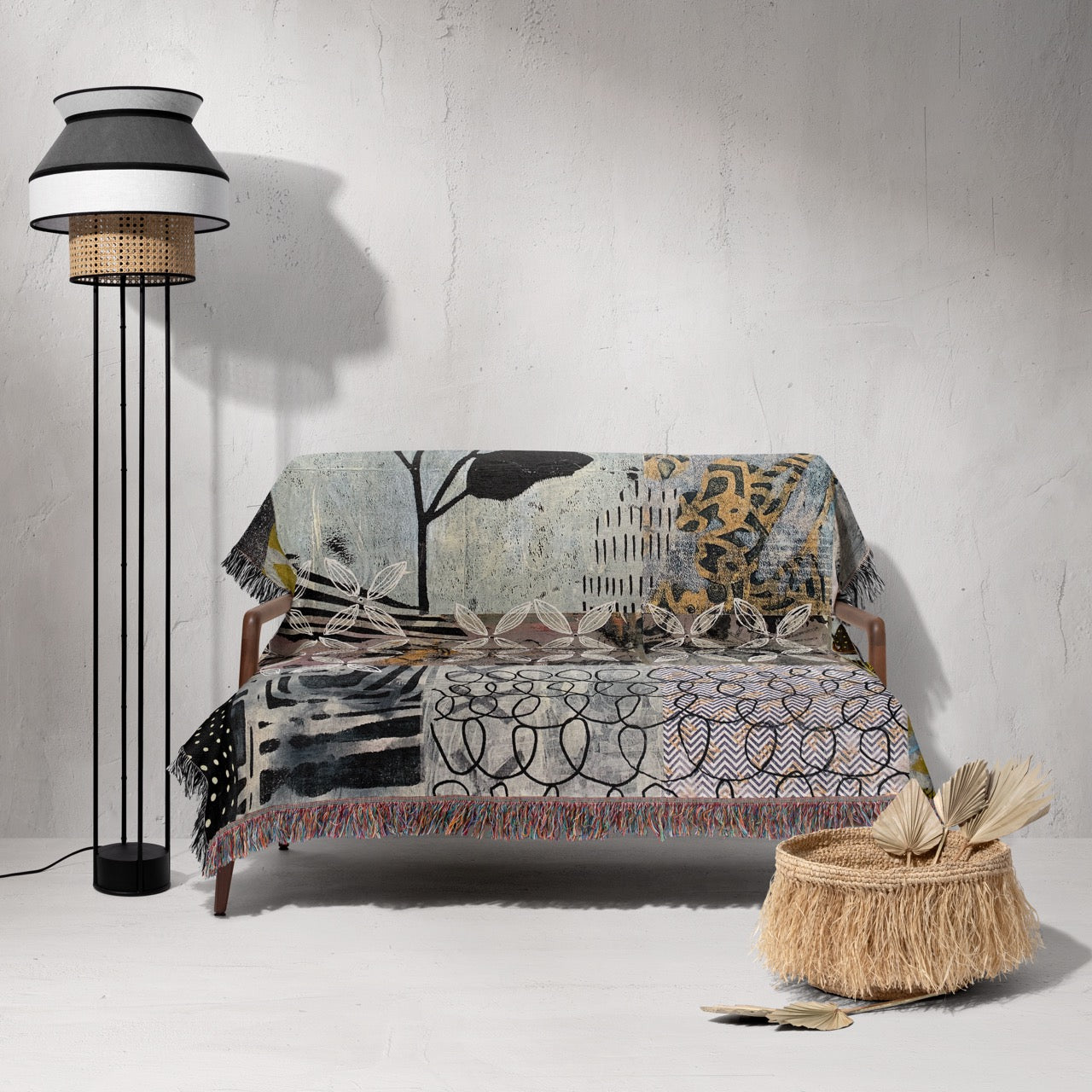 Overcast Home Decor Woven Blanket