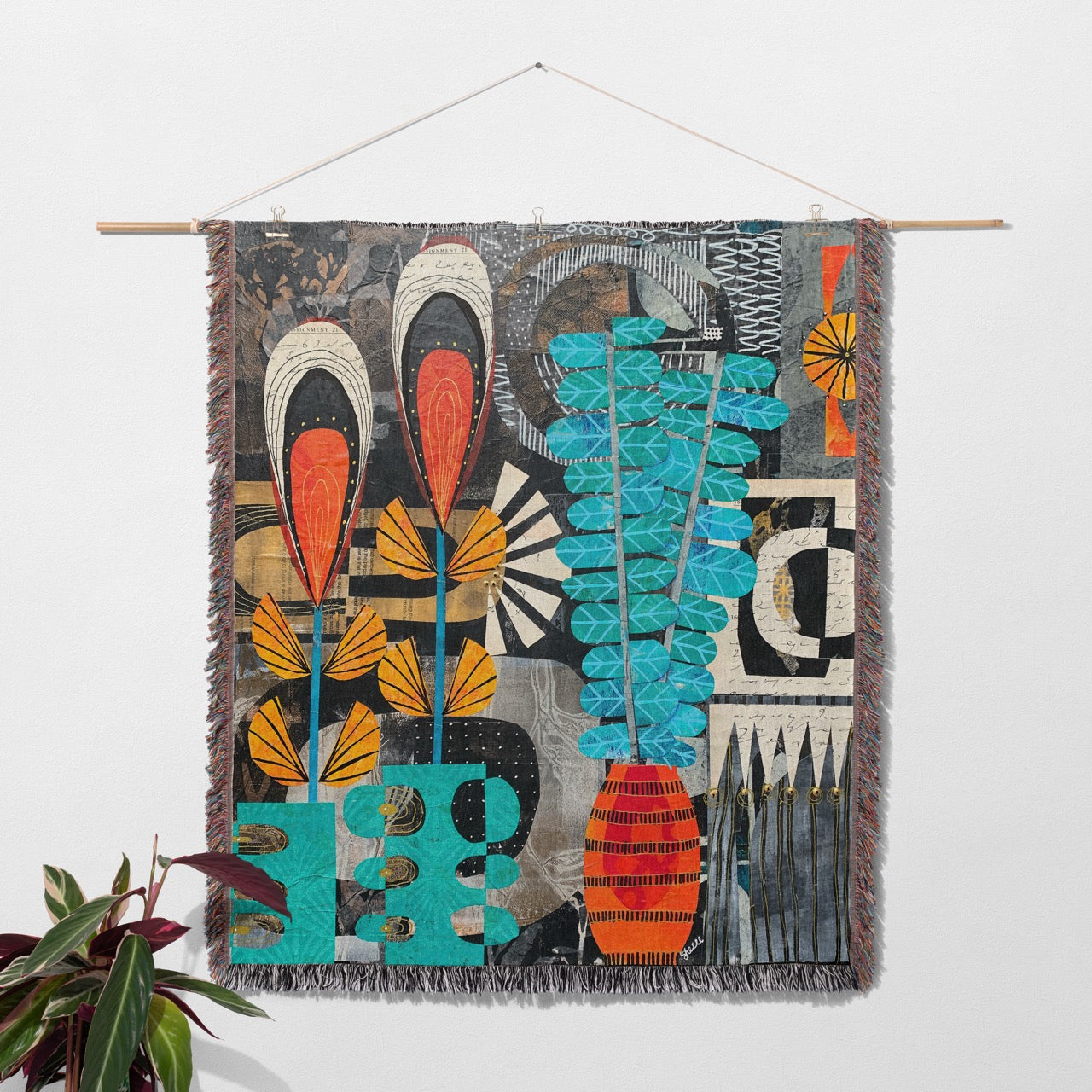 Partial Sun Home Decor Woven Blanket