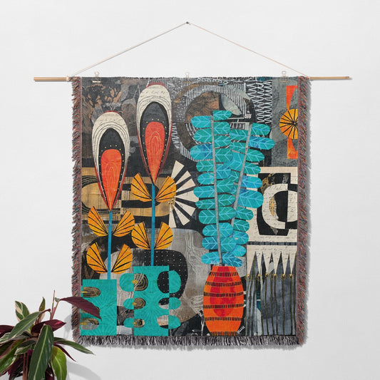 Partial Sun Home Decor Woven Blanket