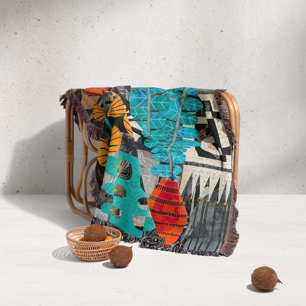 Partial Sun Home Decor Woven Blanket