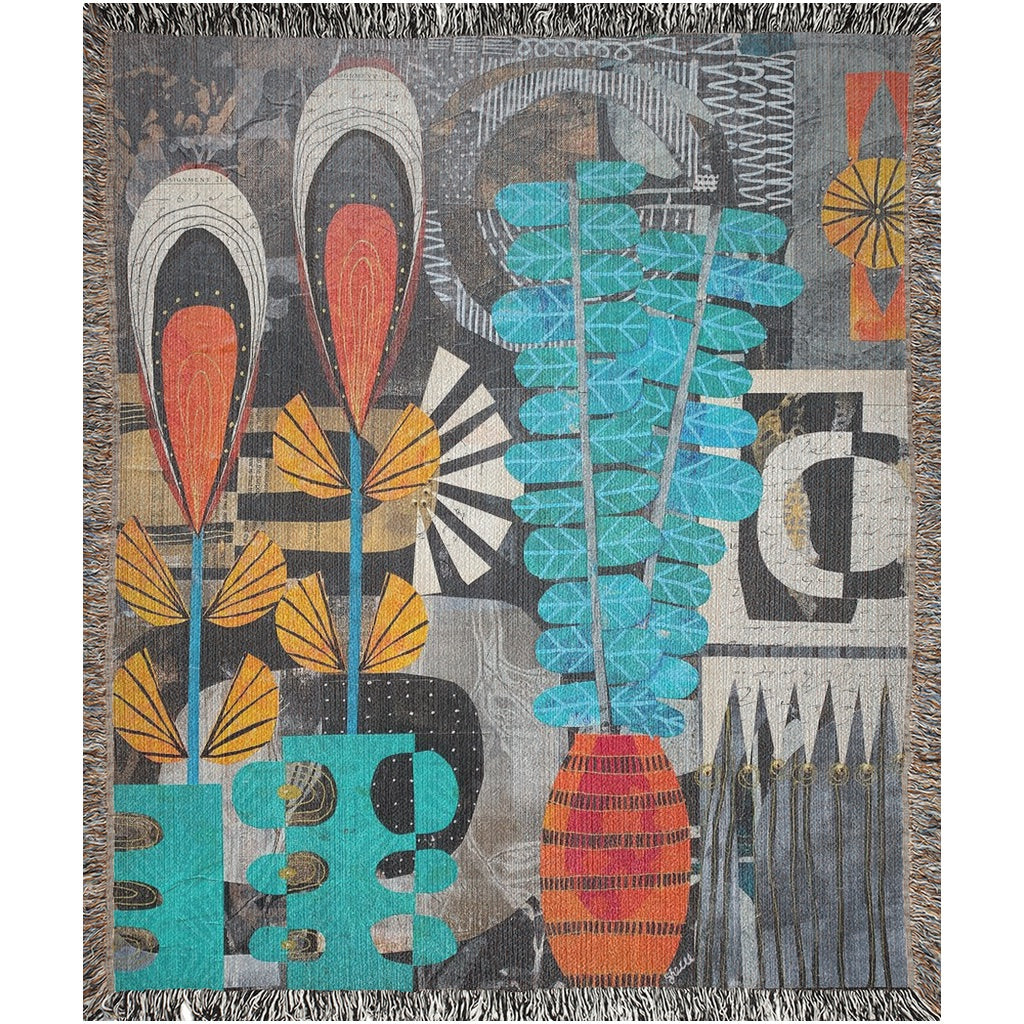 Partial Sun Home Decor Woven Blanket