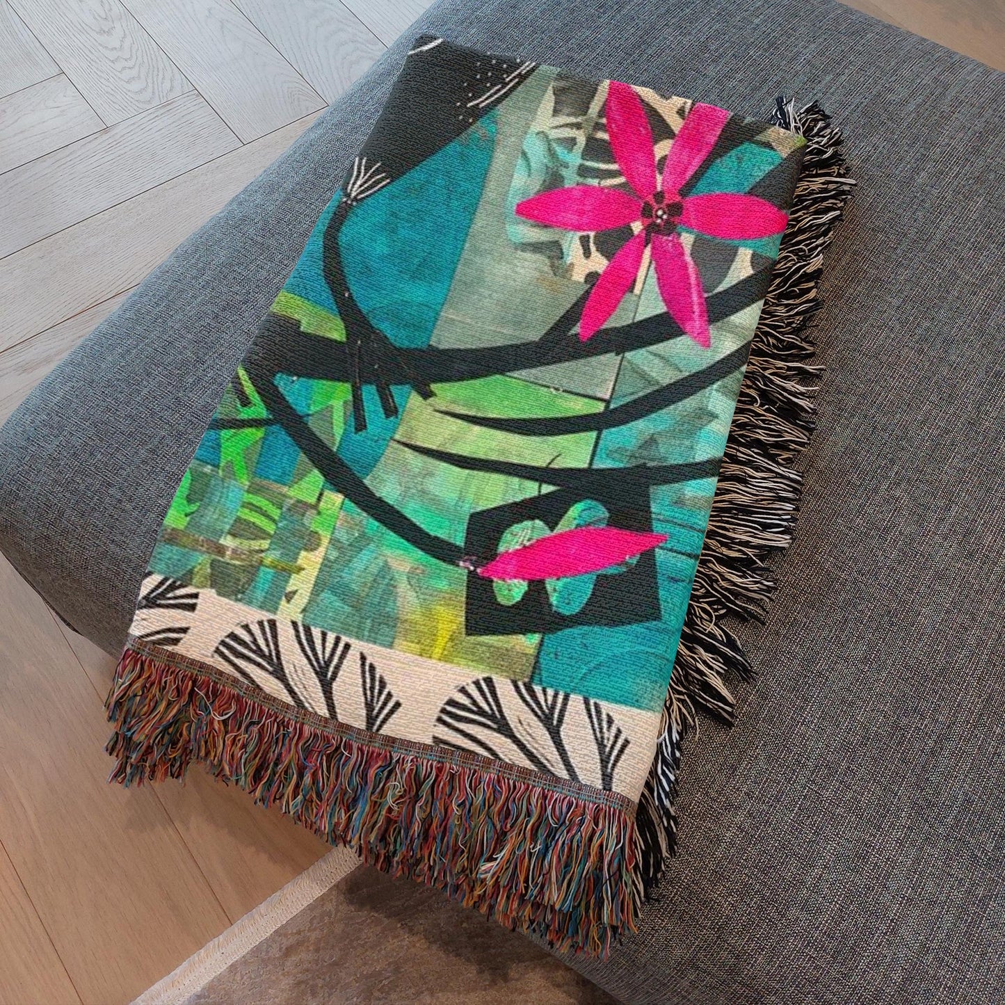 Pretty Bird Home Decor Woven Blanket