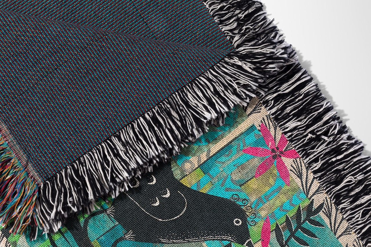 Pretty Bird Home Decor Woven Blanket