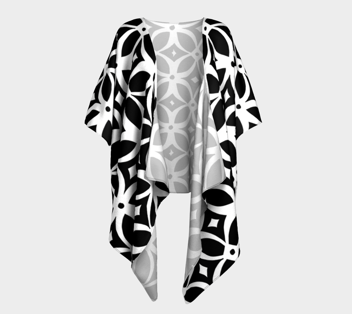 Configuration Draped Kimono