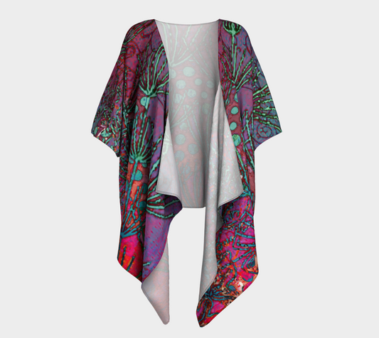 Evening Meadow Draped Kimono
