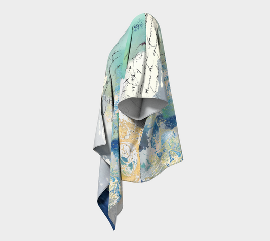 Cloudless Draped Kimono