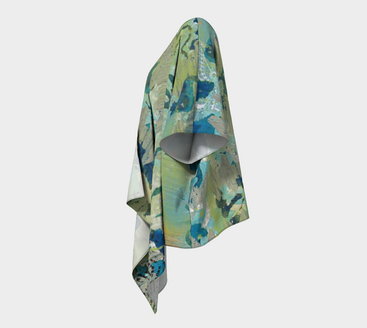 Forest Shade Draped Kimono