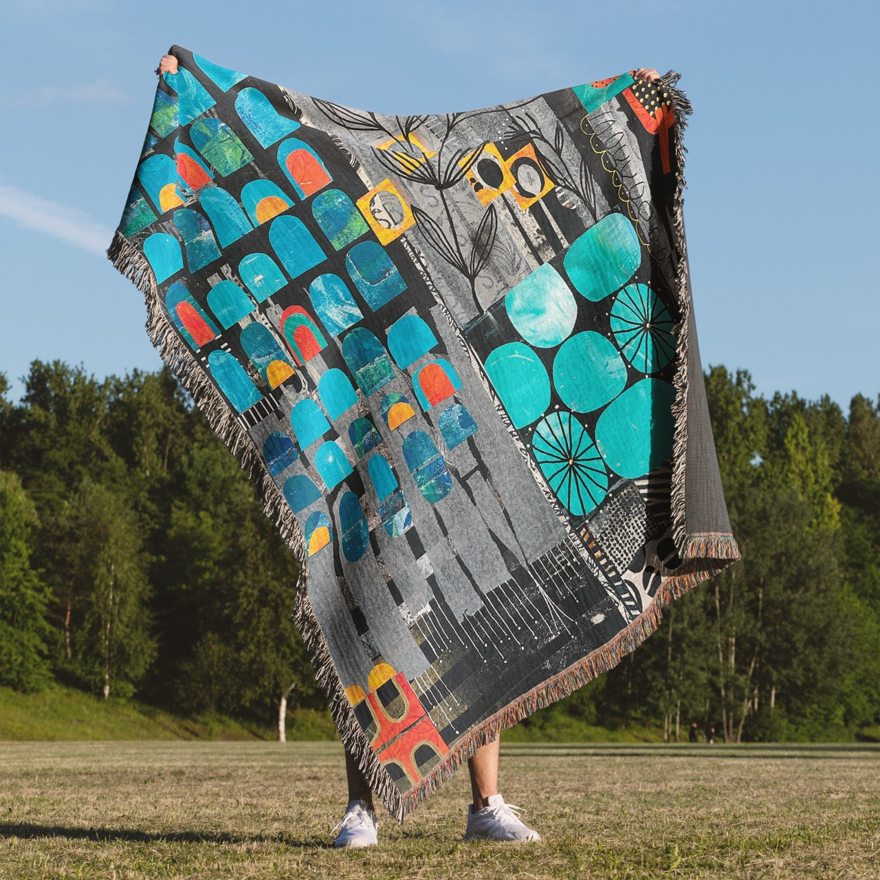 Rainy Monday Home Decor Woven Blankets