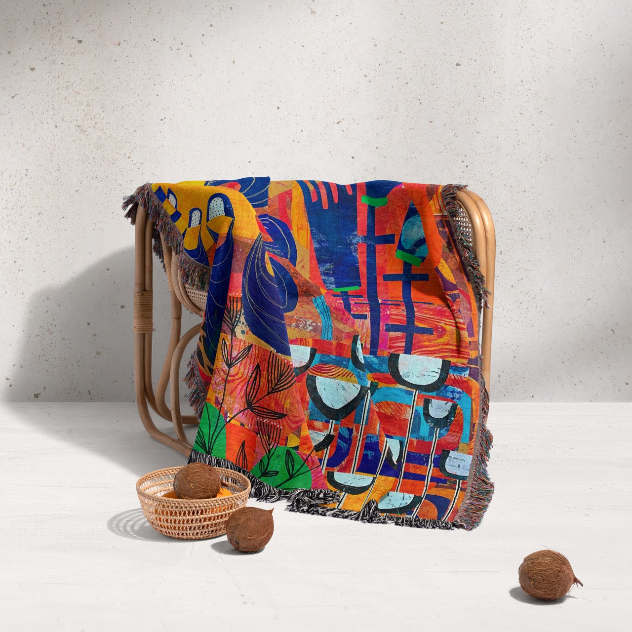 Rex Ray Love Home Decor Woven Blanket