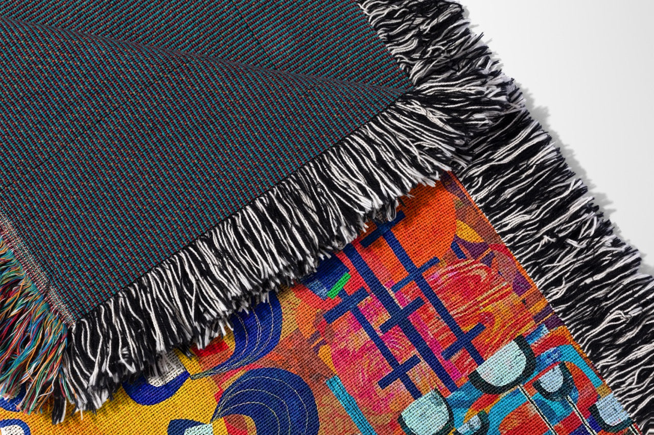 Rex Ray Love Home Decor Woven Blanket