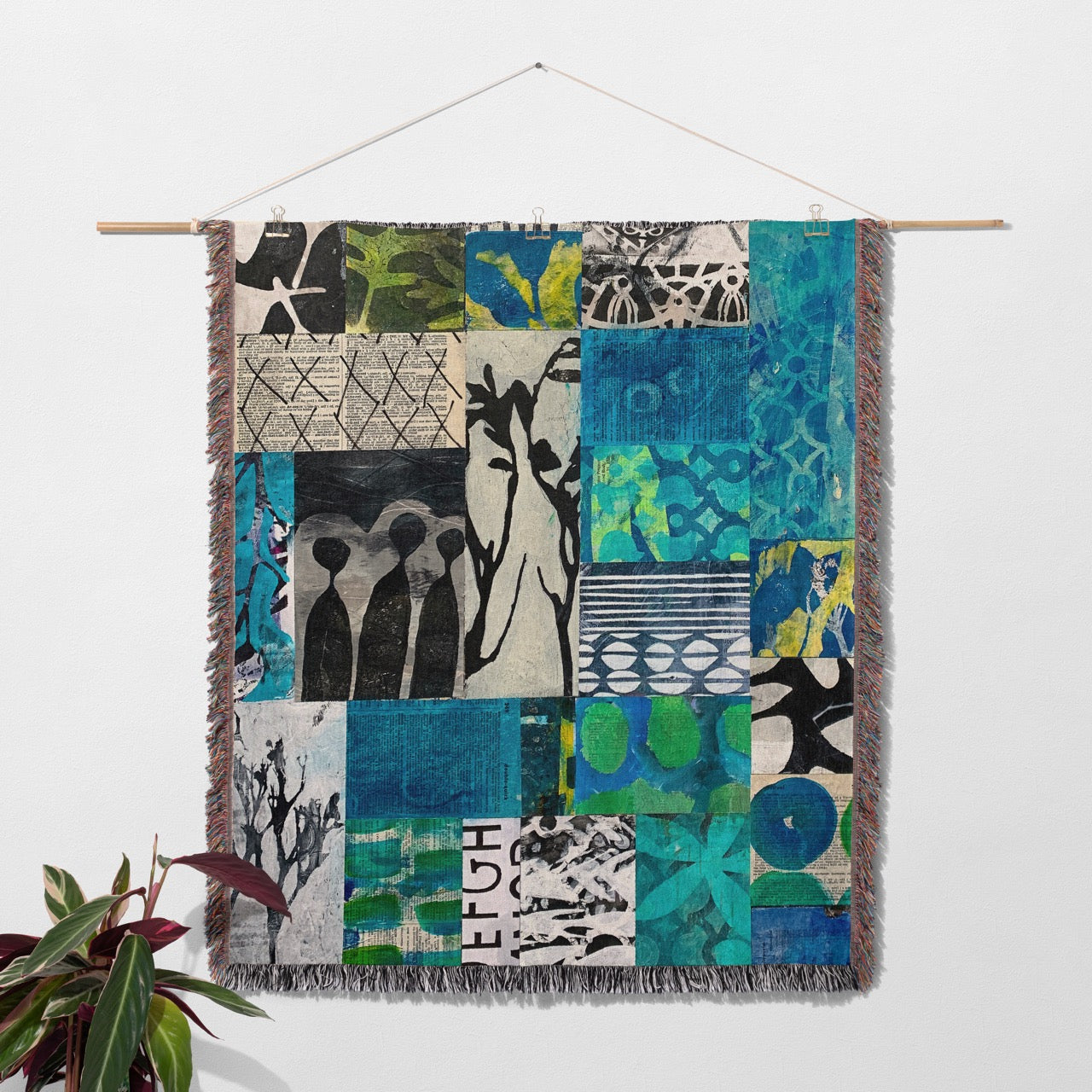 Rocky Coast Home Decor Woven Blanket