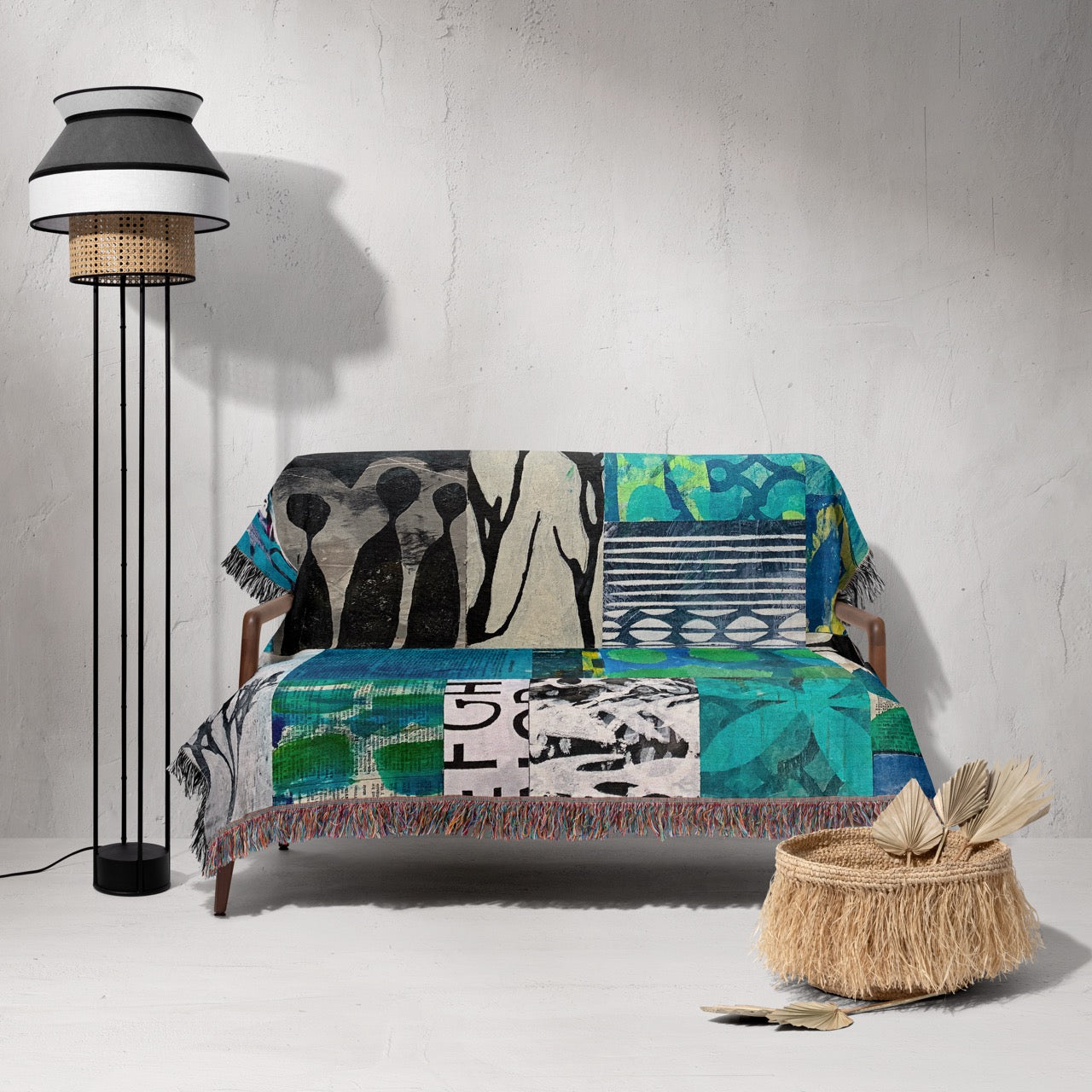 Rocky Coast Home Decor Woven Blanket