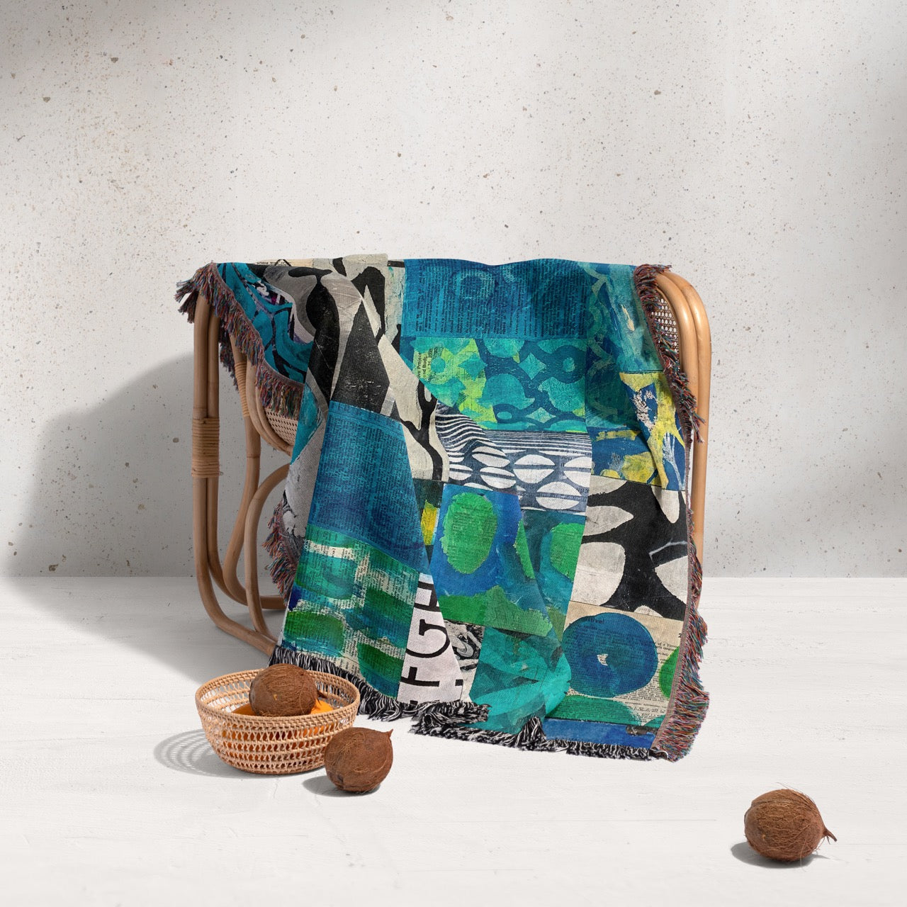 Rocky Coast Home Decor Woven Blanket