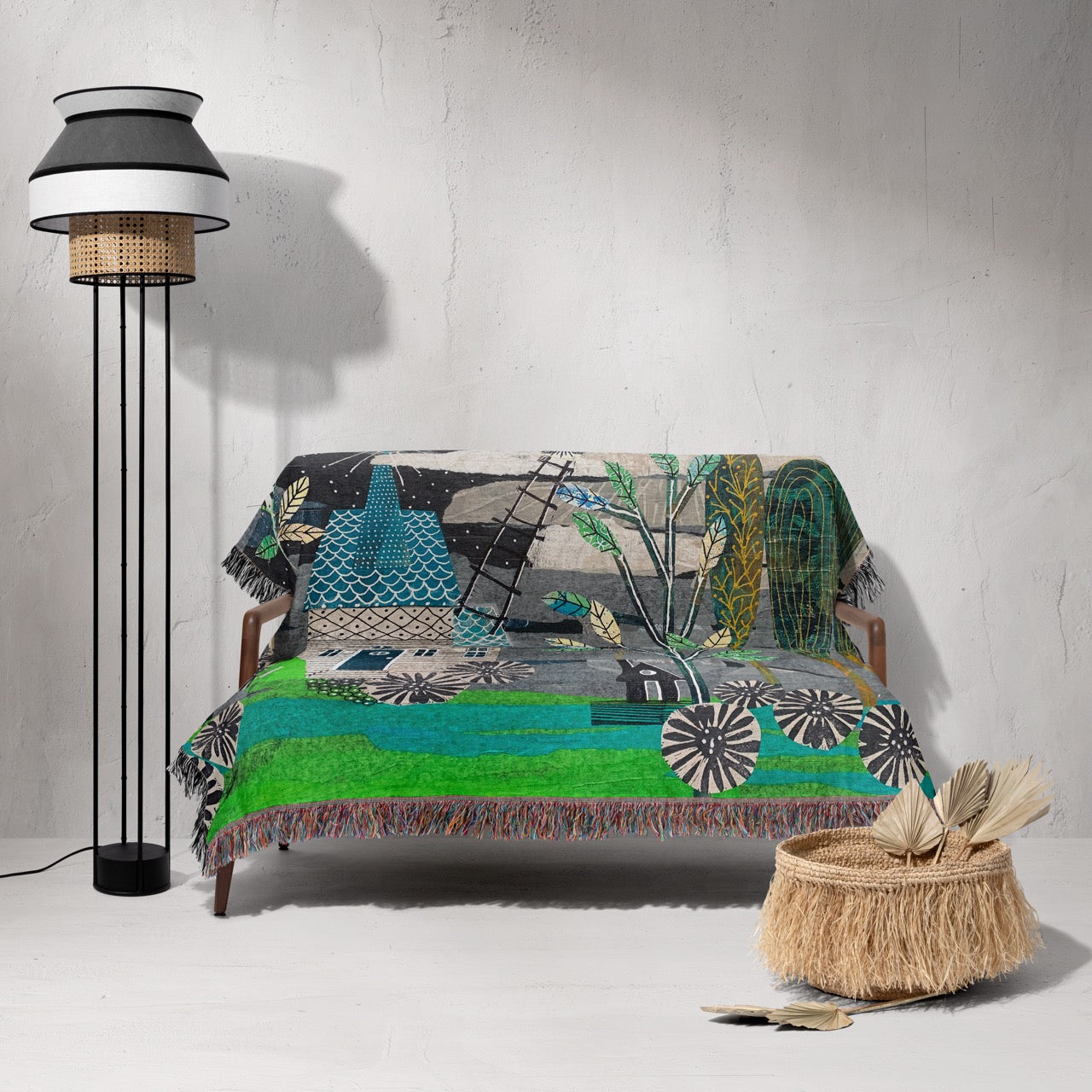 Spirit Guides Home Decor Woven Blanket