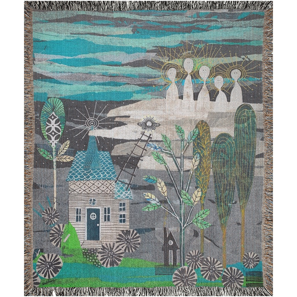 Spirit Guides Home Decor Woven Blanket