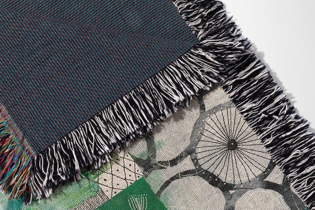 Vine Around Home Decor Woven Blanket