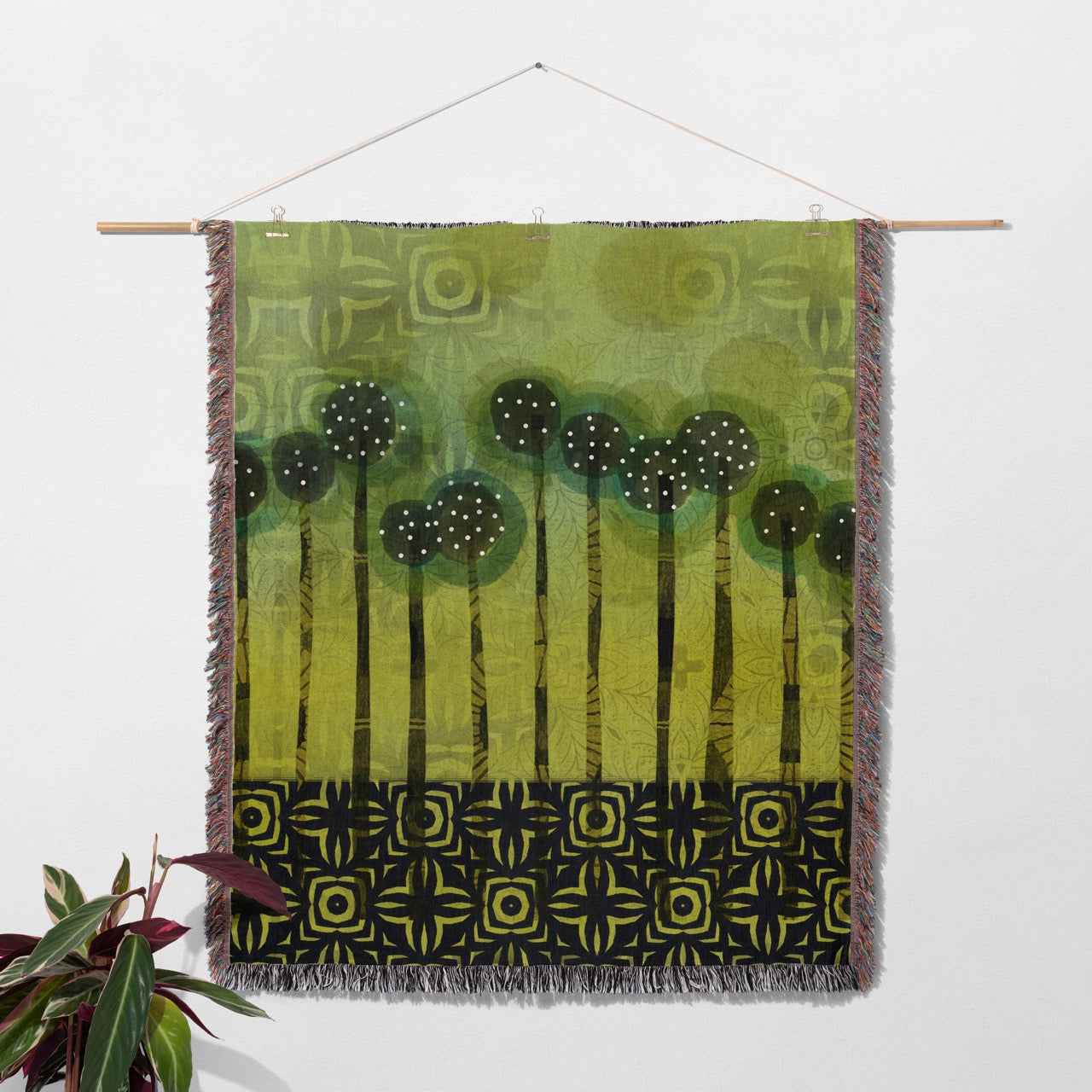 Watching You Home Decor Woven Blankets