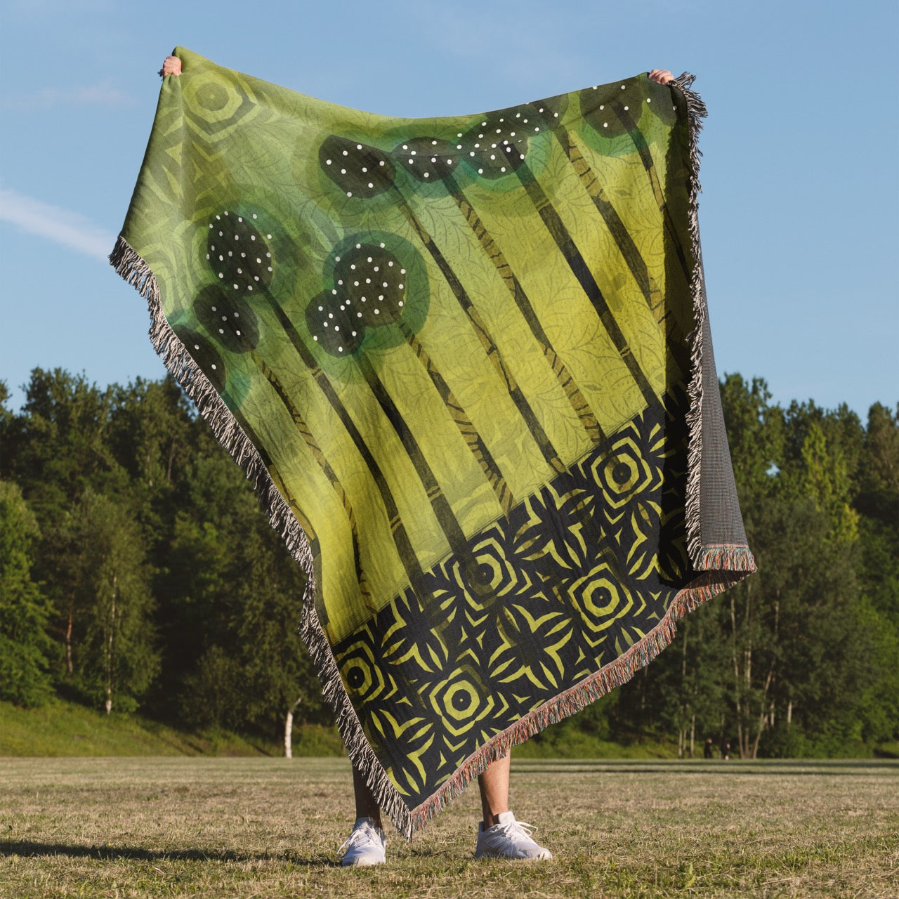 Watching You Home Decor Woven Blankets