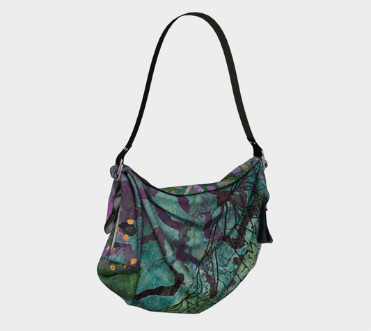 Lilac Dapple Origami Tote Bag by Sheree Burlington