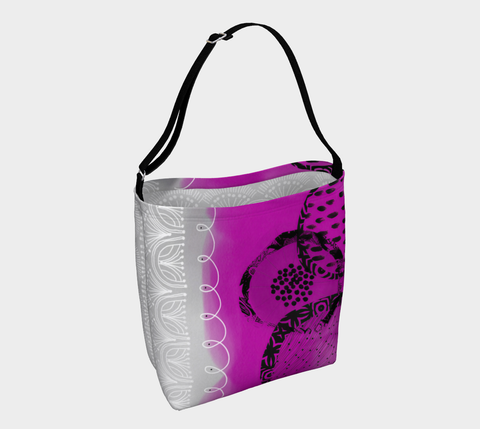 Fuchsia Rings Designer Tote Bag by Sheree Burlington