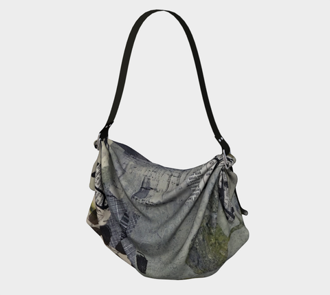 Grey Eucalyptus Origami Tote Bag by Sheree Burlington