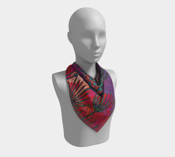 Evening Meadow Square Scarf