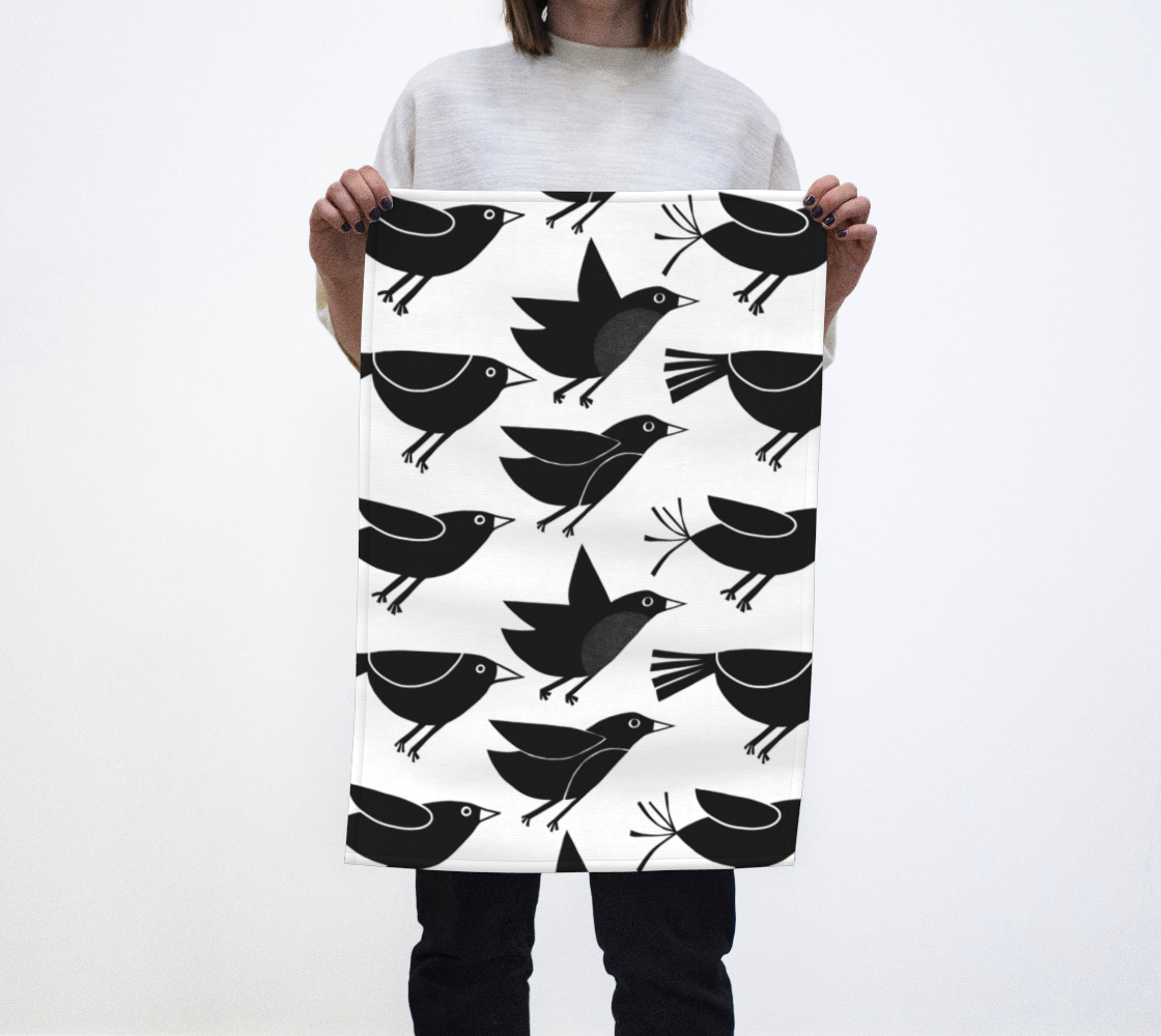 Flock Tea Towel
