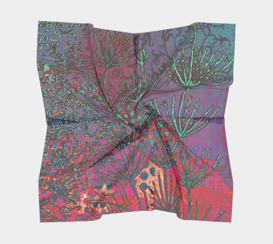 Evening Meadow Square Scarf