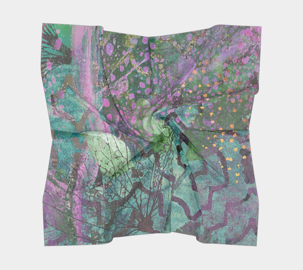 Lilac Dapple Square Scarf
