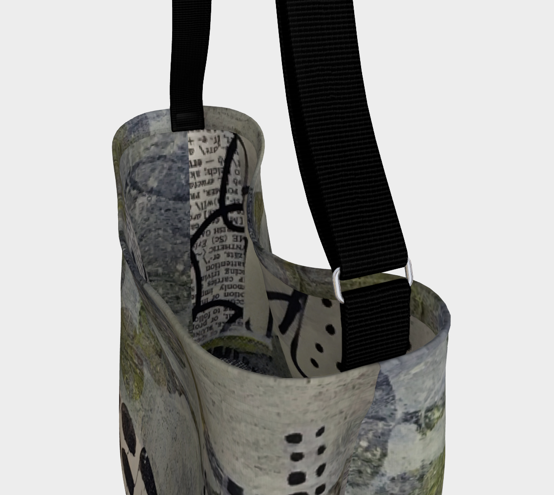 Grey Eucalyptus Designer  Tote Bag by Sheree Burlington